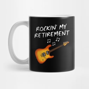 Electric Guitarist, Rockin' My Retirement, Retired Musician Mug